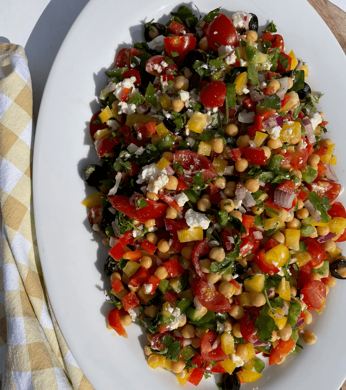 mediterranean chickpea salad