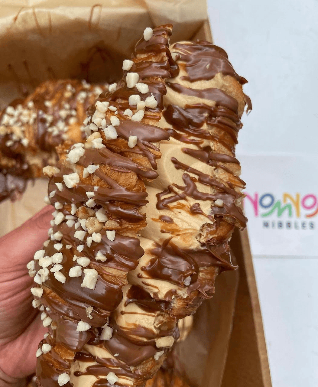 Snickers inspired croissant